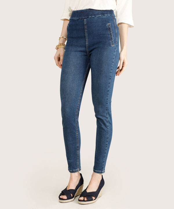 Jegging Tiro Alto Tono Medio