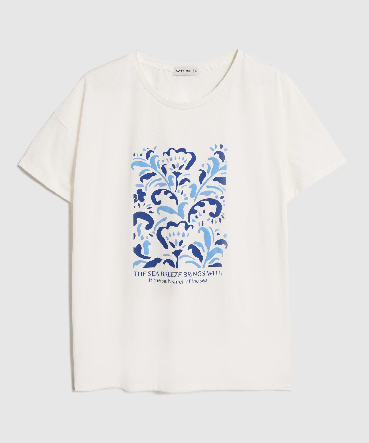 Camiseta Para Mujer Estampado Floral