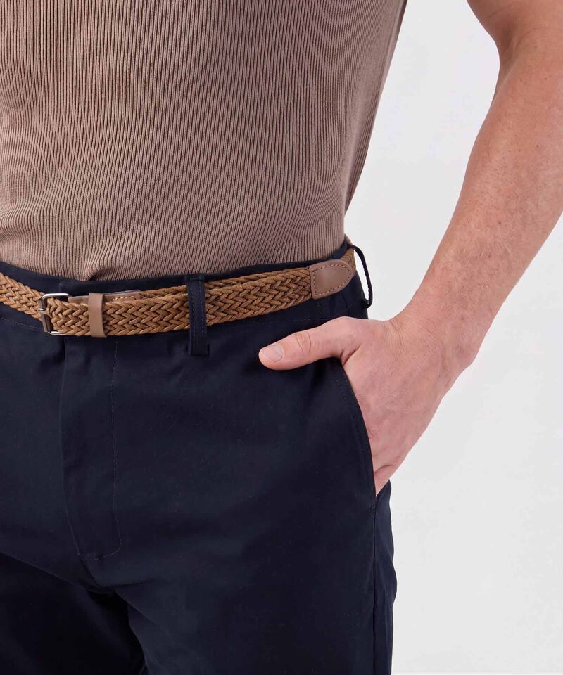 PANTAL&Oacute;N SLIM CON CINTURON
