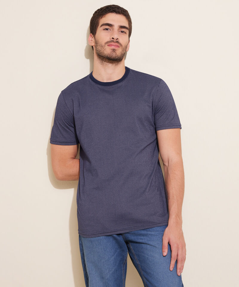 Camiseta Prete&ntilde;ido Con Textura