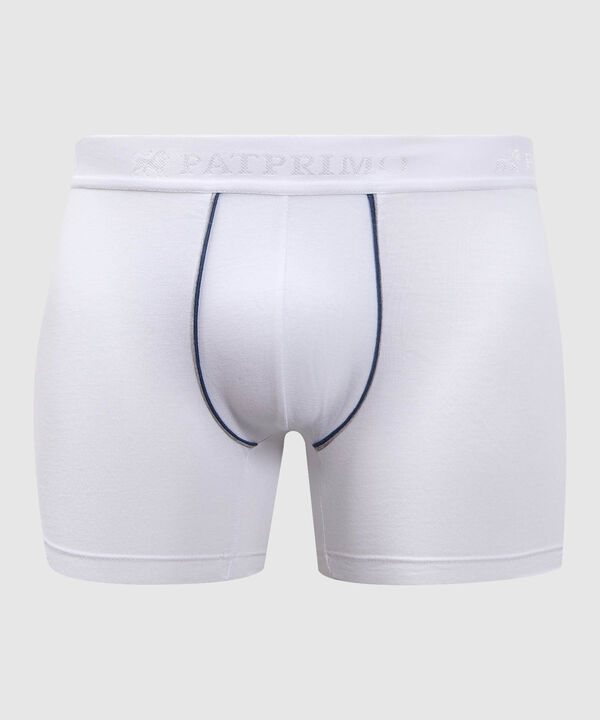 Boxer Para Hombre Con Detalles En Contraste En Algodón 