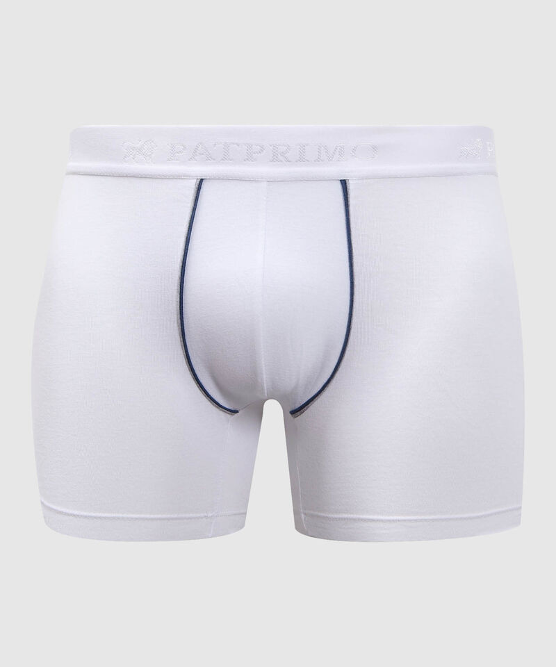 Boxer Para Hombre Con Detalles En Contraste En Algodón 