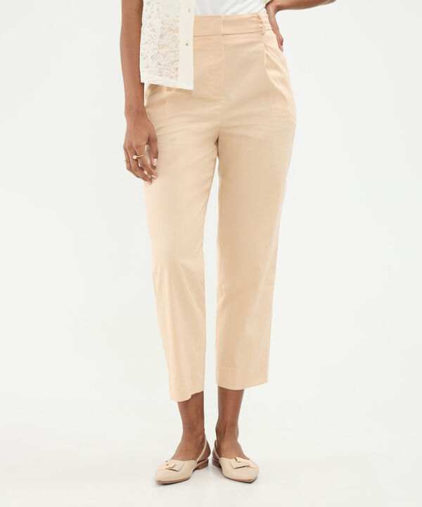 Pantalon Recto, Pretina Resortada En Posterior