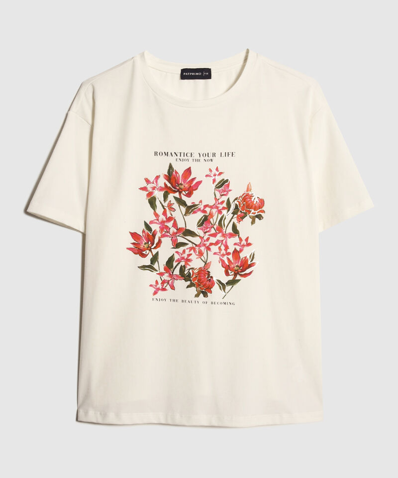 Camiseta Unicolor Con Screen
