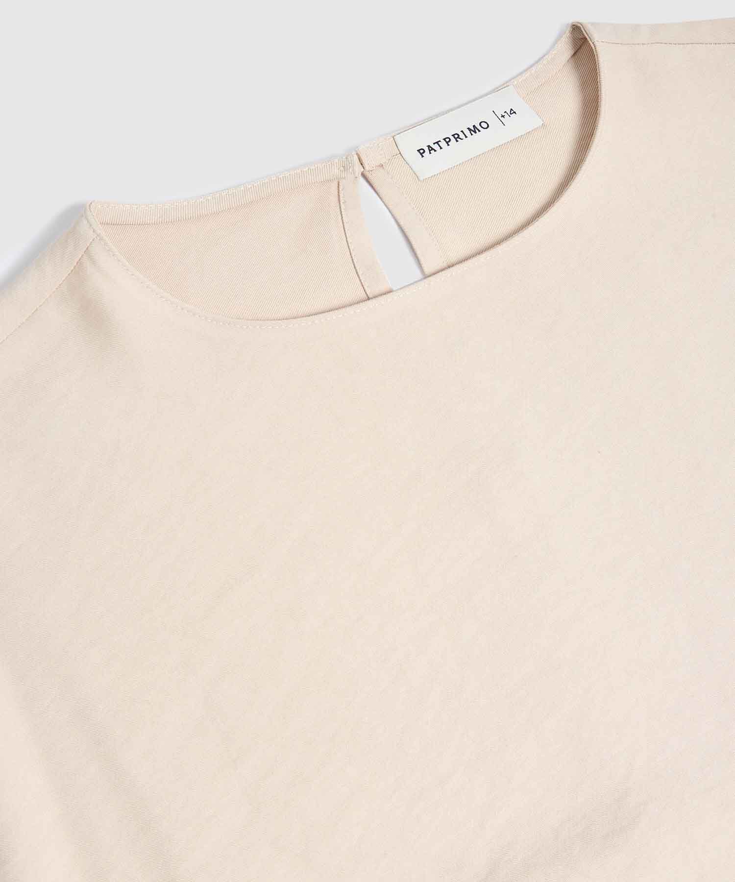 Blusa con cinturon para mujer curvy