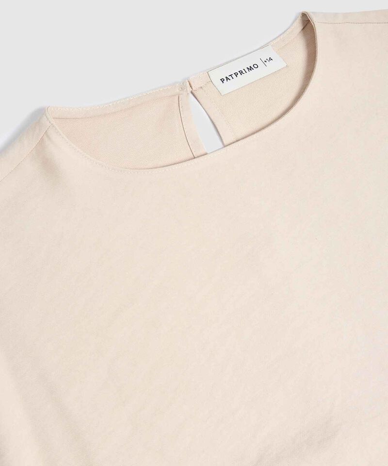 Blusa con cinturon para mujer curvy