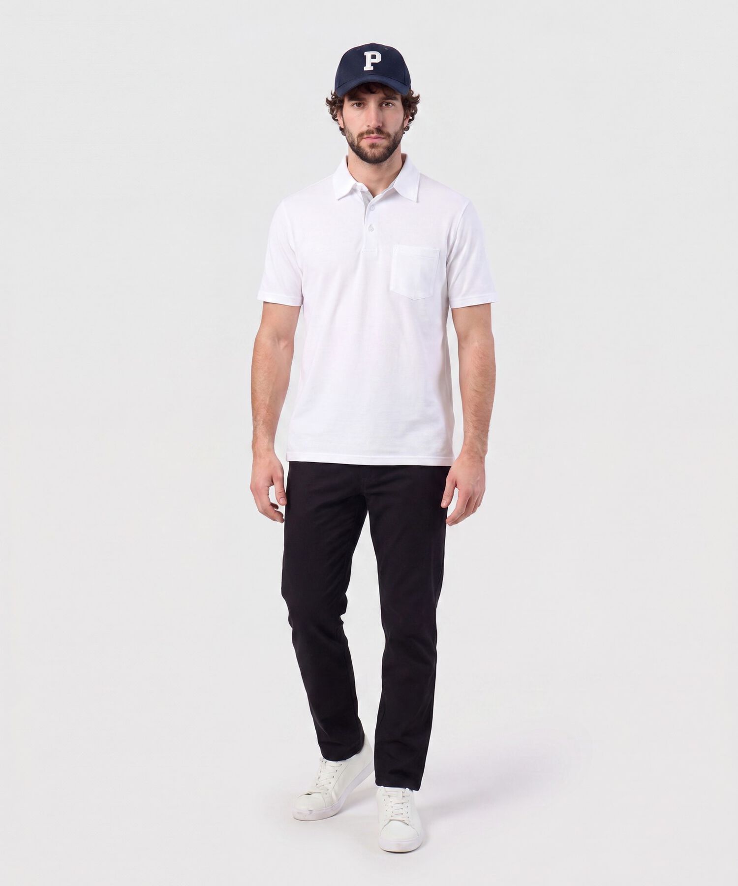 Polo Con Bolsillo De Parche Para Hombre