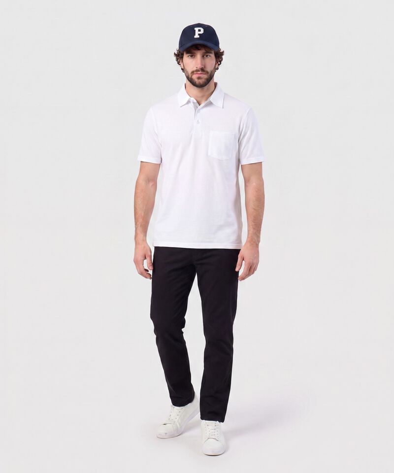 Polo Con Bolsillo De Parche Para Hombre