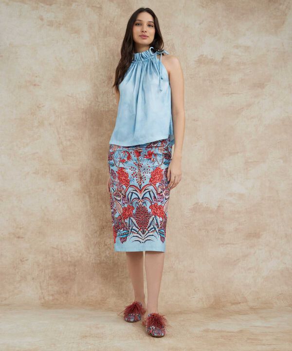 Falda Estampada Beatriz Camacho image number null