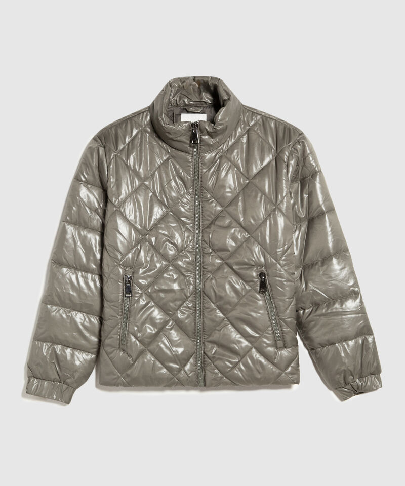 Chaqueta Acolchada Efecto Brillante
