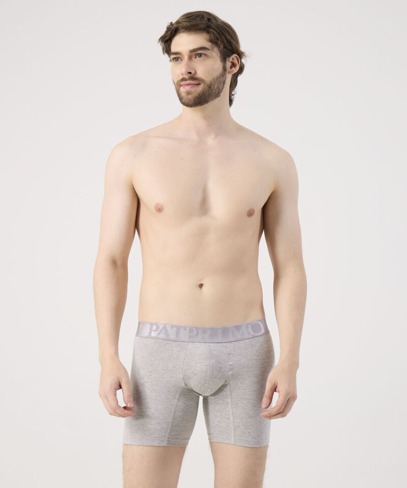 Pack X3 Boxer Pantaloncillo Medio Unicolor Algodón