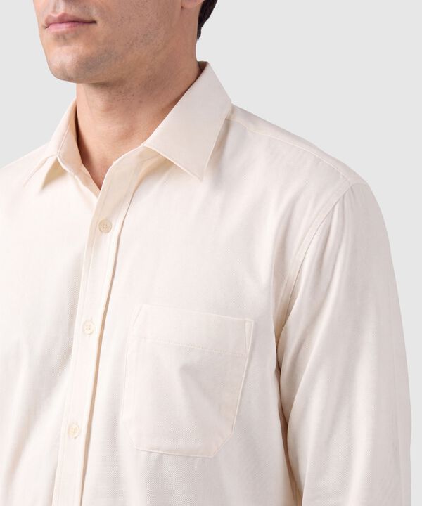 Camisa Manga Larga con Bolsillo Para Hombre