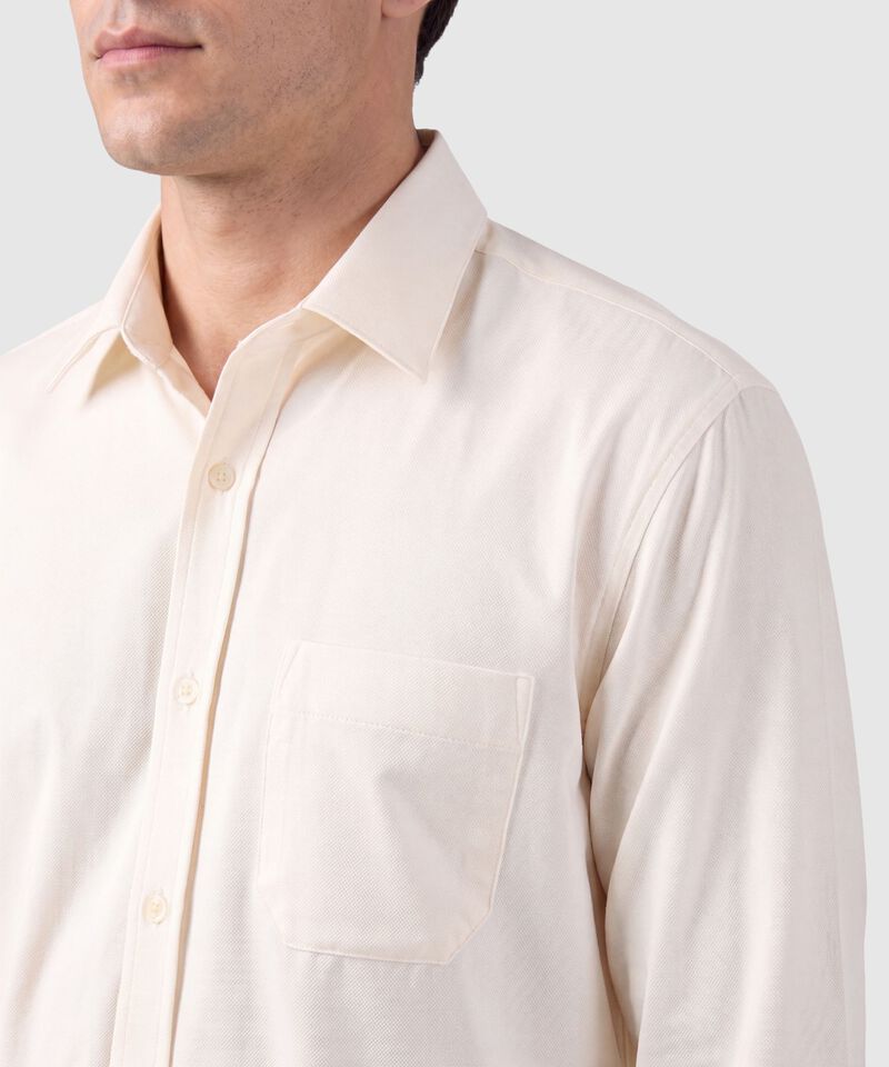 Camisa Manga Larga con Bolsillo Para Hombre
