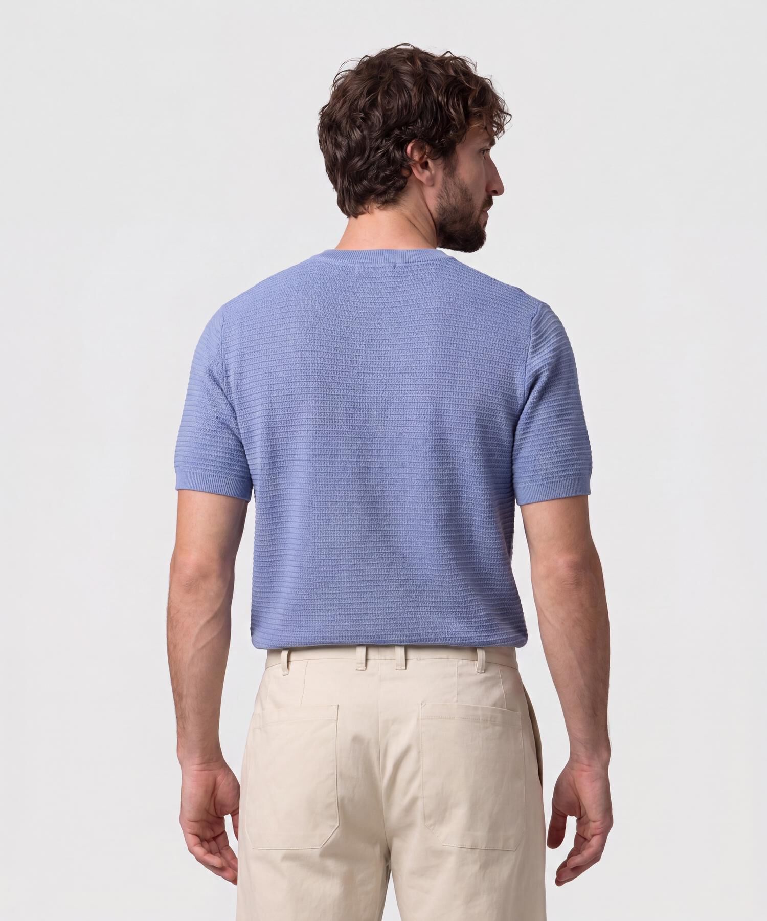 Camiseta En Tejido De Punto Hombre