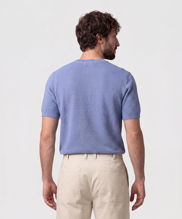 Camiseta En Tejido De Punto Hombre