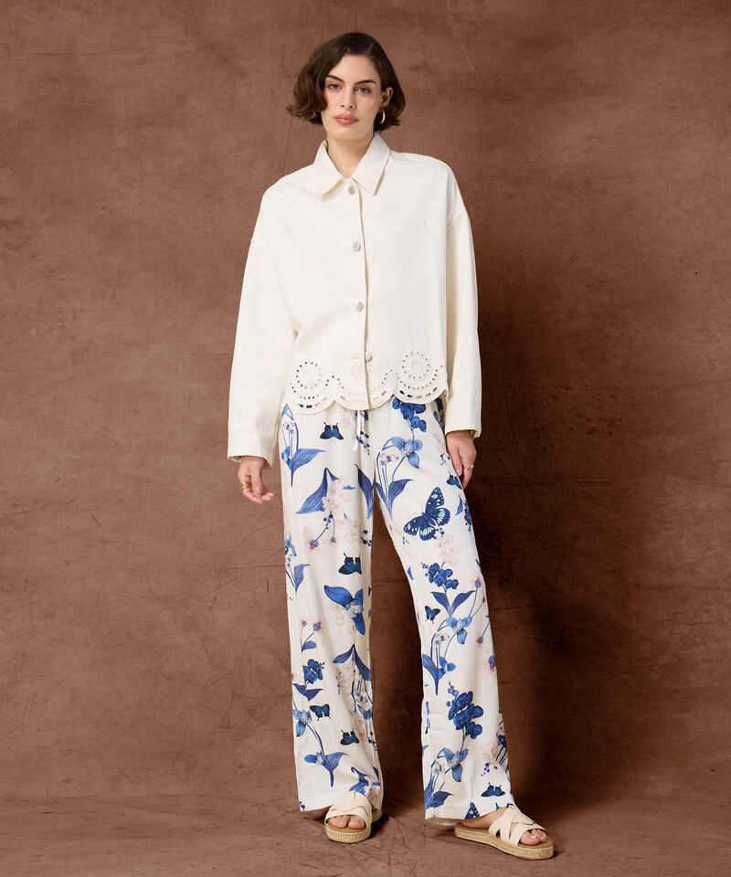 Pantal&oacute;n Fluido con Estampado