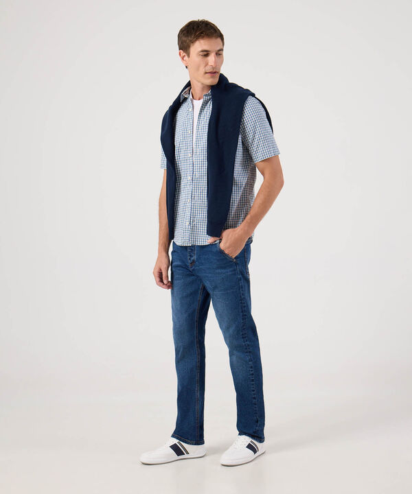 Camisa Manga Corta Con Bolsillo image number null