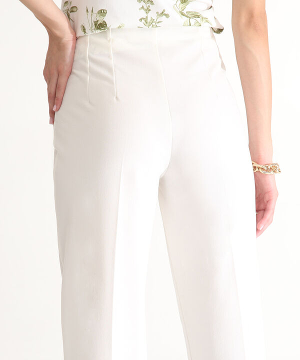 Pantalon Tiro Alto Unicolor