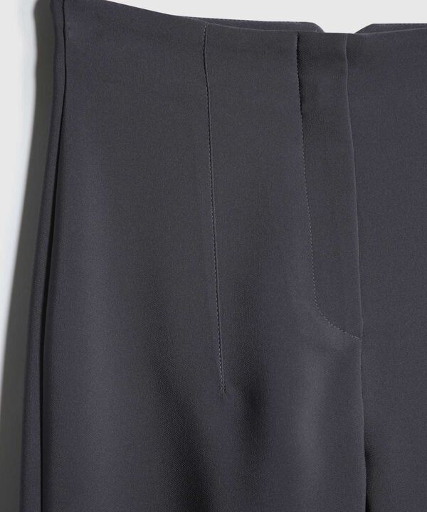 Pantalon Tiro Alto Unicolor image number null