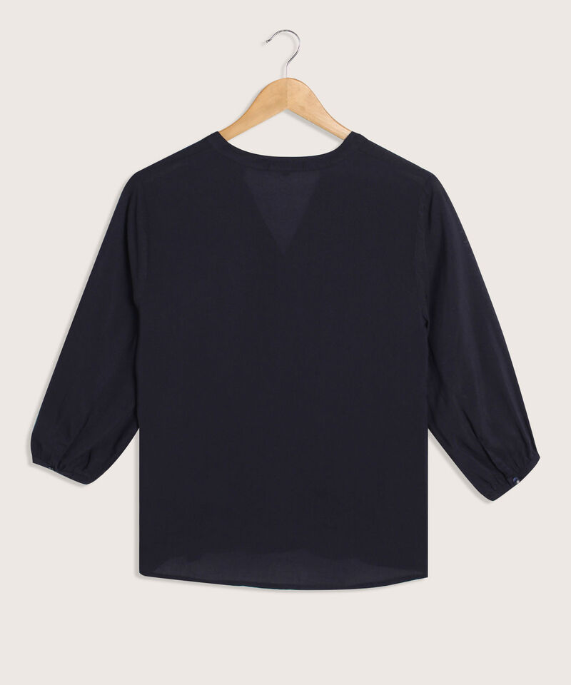 Blusa Manga 3/4 Unicolor