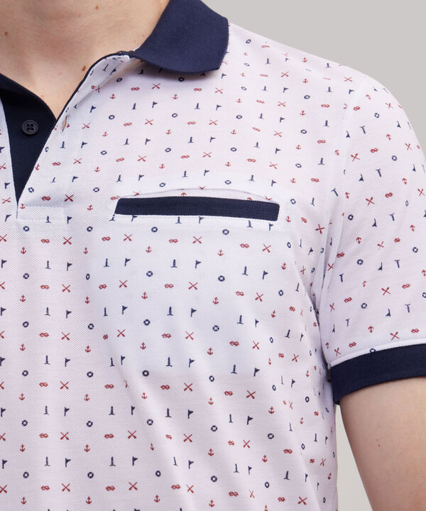 Polo Manga Corta Estampada image number null