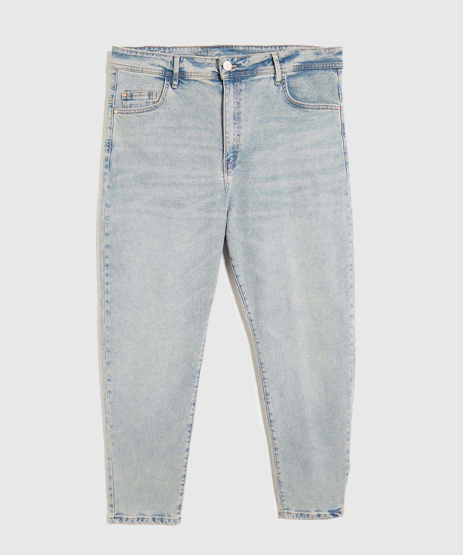 Jeans Mom Con Desgastes