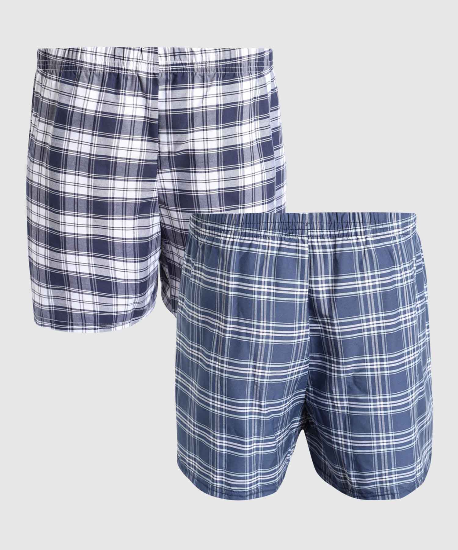 Pack X 2 Boxer Amplios A Cuadros
