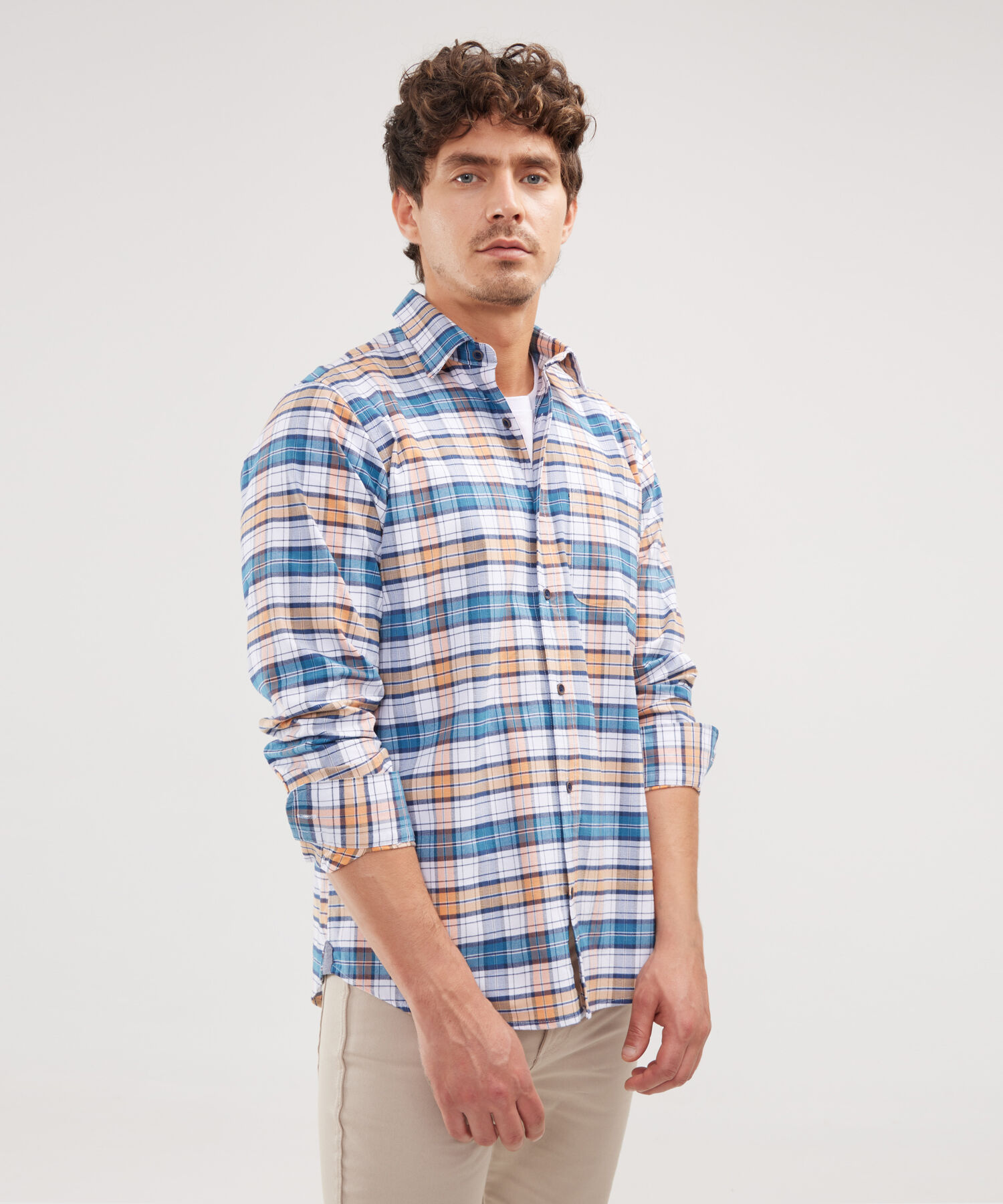 Camisa Manga Larga Preteñido