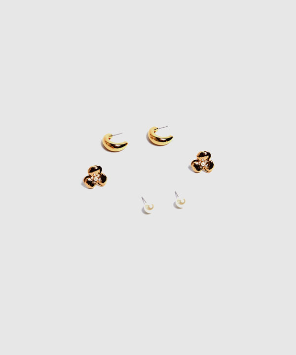 Aretes Set X 3 Para Mujer image number null
