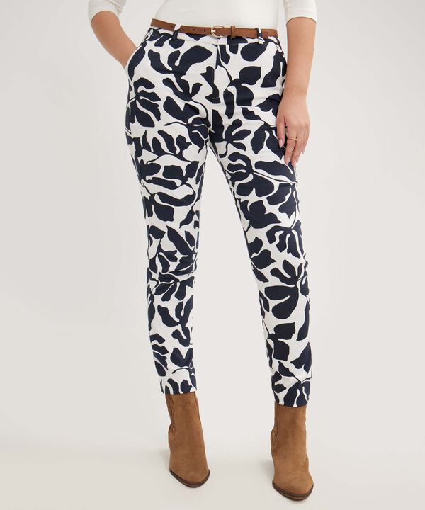Pantalón Chino Estampado