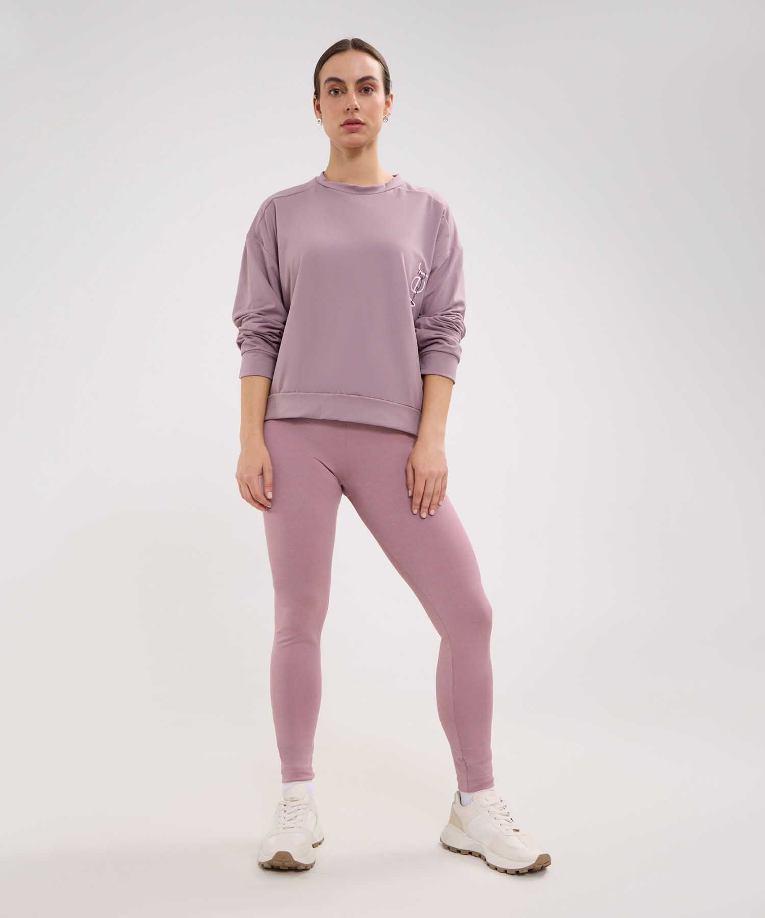 Leggings Para Mujer De Tejido Jaspeado 