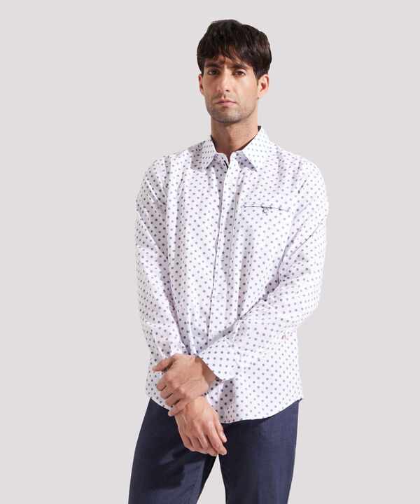 Camisa Manga Larga Estampada