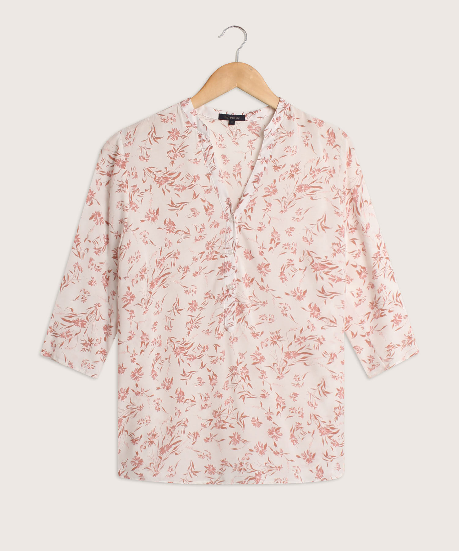 Blusa Pechera Estampada