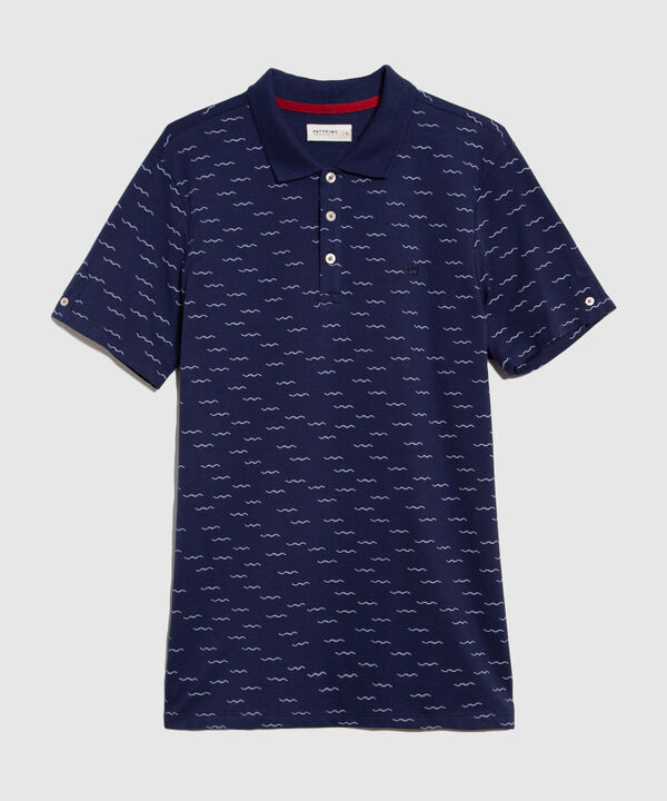 Polo Tejida Estampada