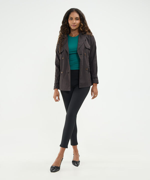 Leggins Con Broches En Frente Para Mujer image number null