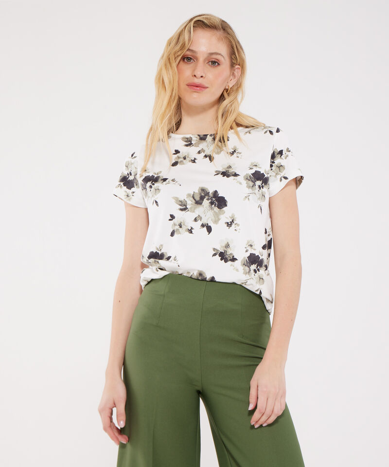 Camiseta Manga Corta con Estampado