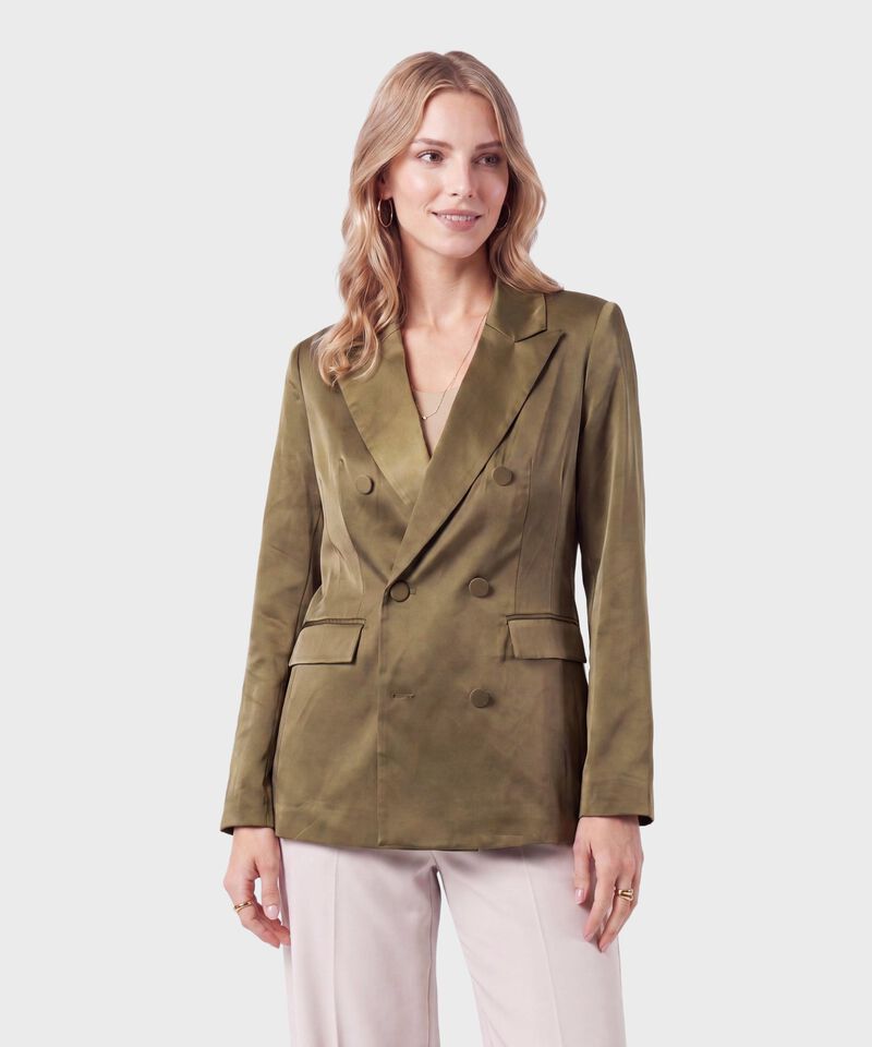 Blazer Cruzado Con Solapa Cl&aacute;sica