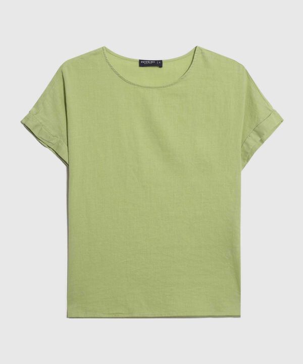 Blusa en Efecto Lino