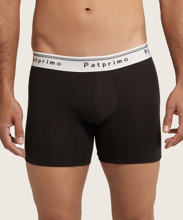 Boxer Pack X3 Pantaloncillo Medio Unicolor Algodón