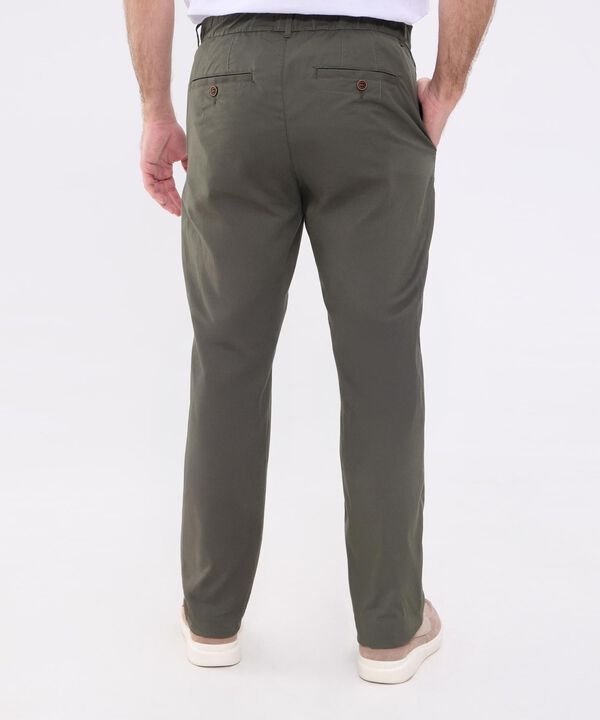 Pantalon Unicolor Para Hombre