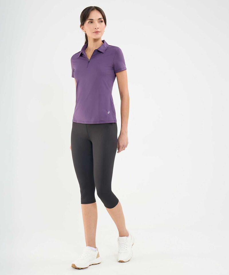 Polo Deportiva con Cierre