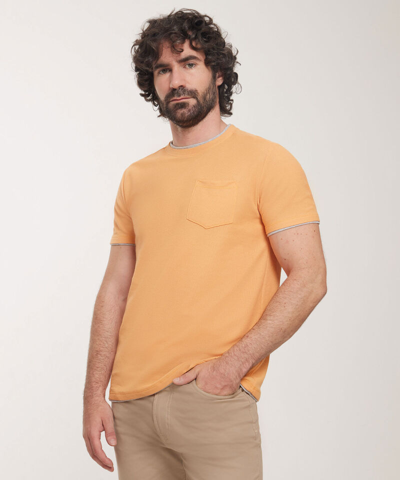 Camiseta Cuello Redondo Unicolor