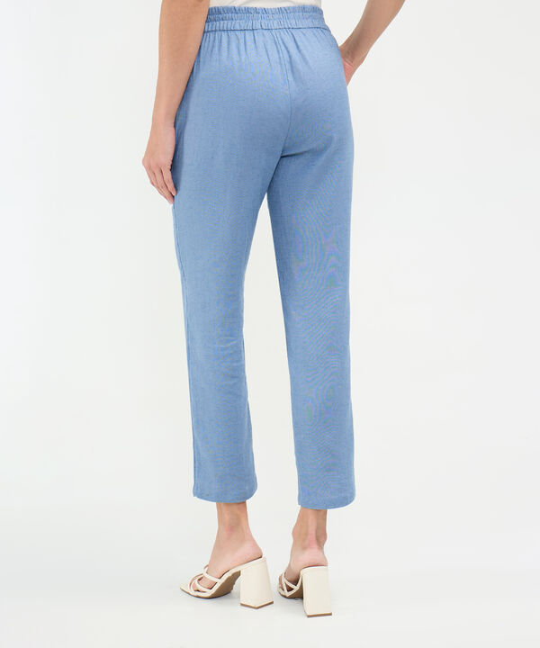 Pantalón en Efecto Lino