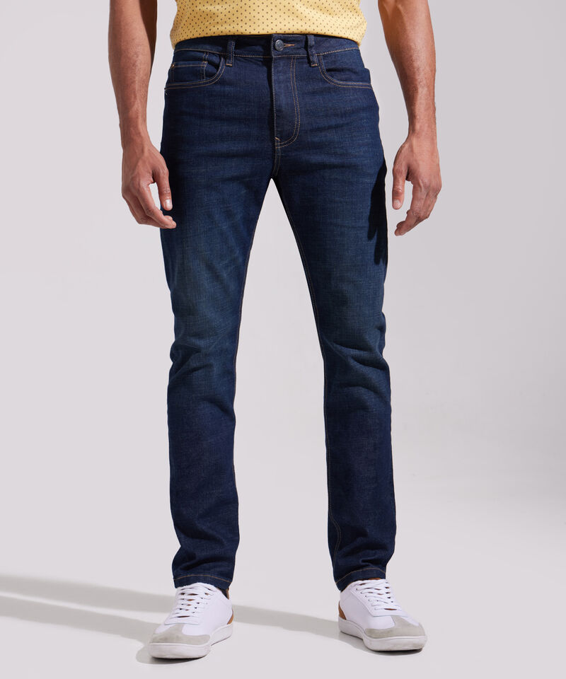 Jean Slim Fit Tono Azul Oscuro