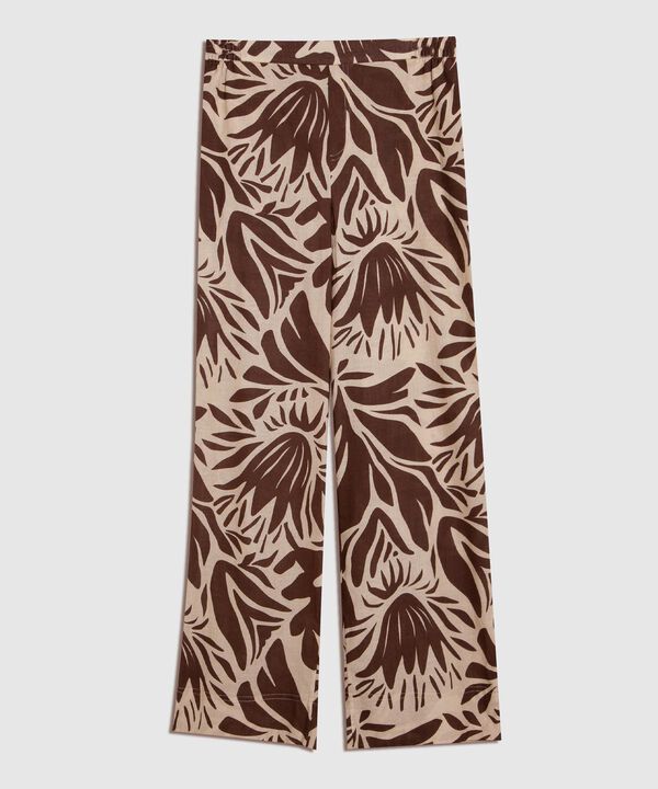 Pantal&oacute;n Fluido Estampado image number null