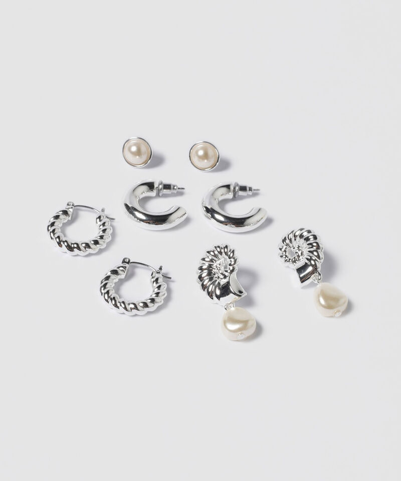 Aretes Set X 4 Pares De Aretes Ref. Kf233-0022-1