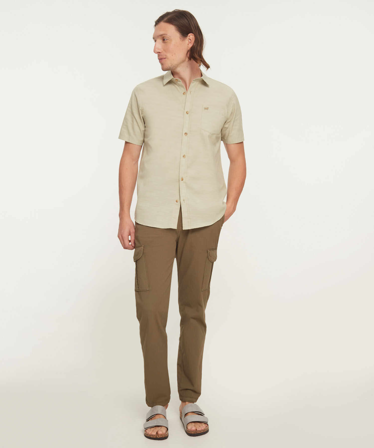 Camisa Pretendida, Manga Corta