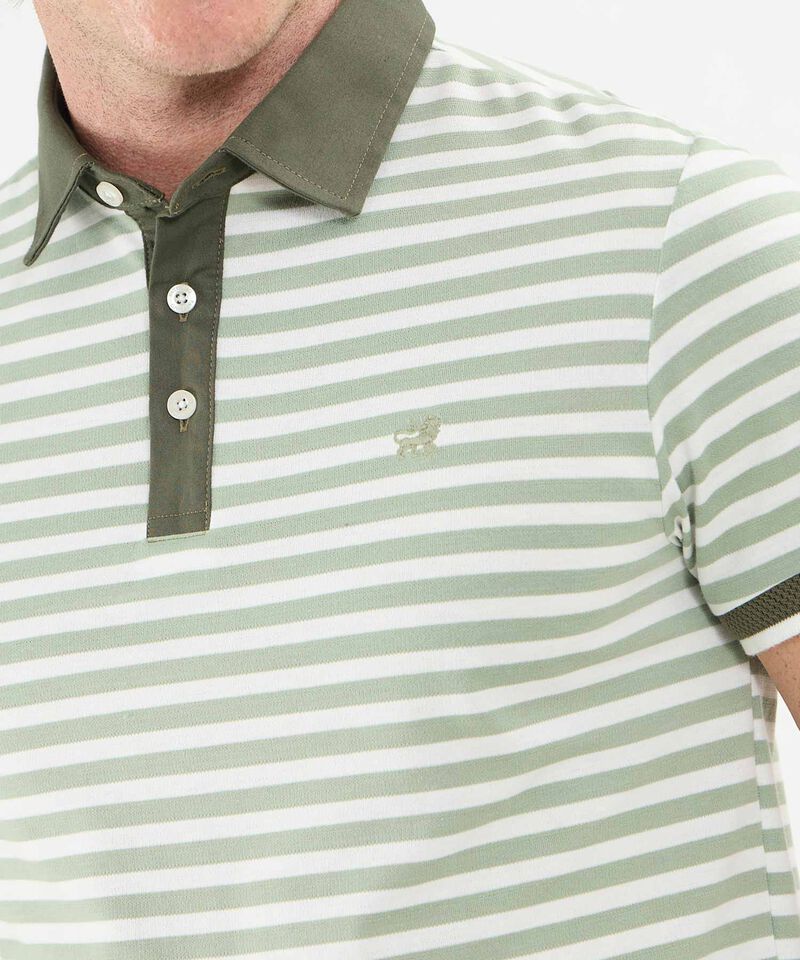 Polo Preteñida Cuello Máquina Sin Bolsillo