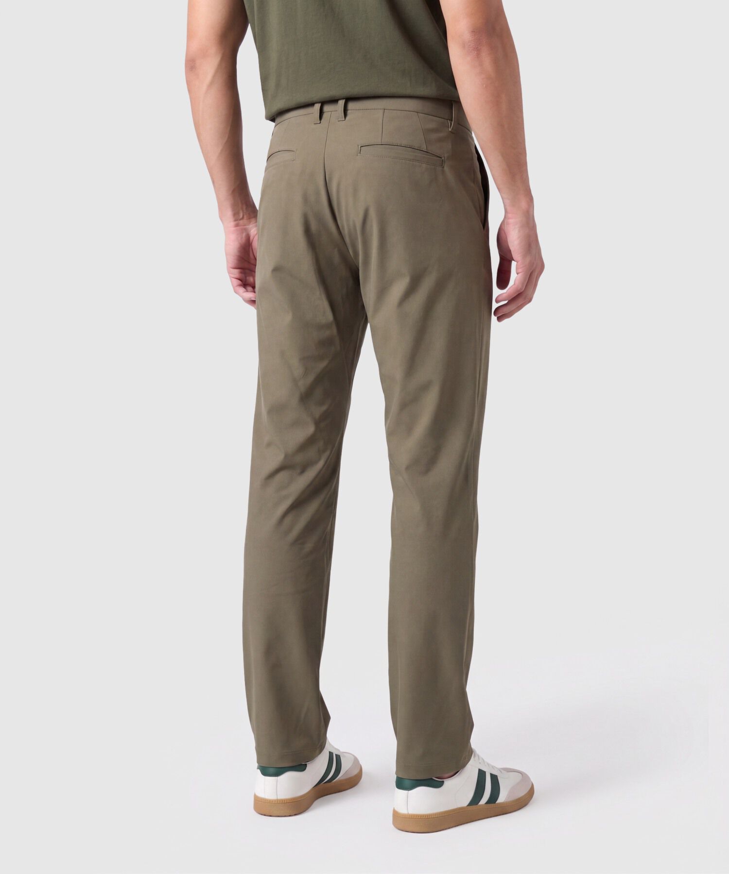 Pantal&oacute;n Unicolor Para Hombre