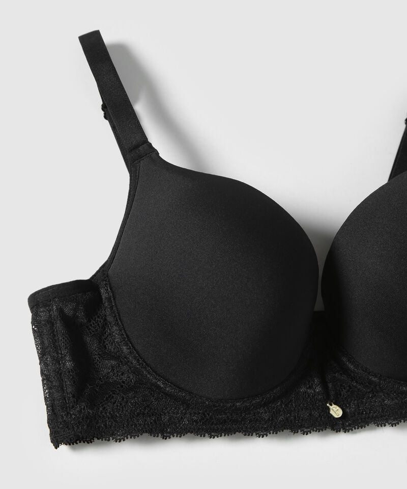 Brasier Copa Con Base En Encaje